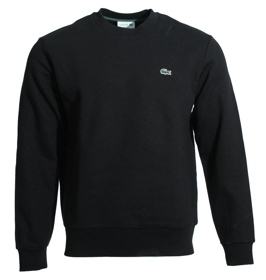 Lacoste Herren Rundhals Pullover - Schwarz