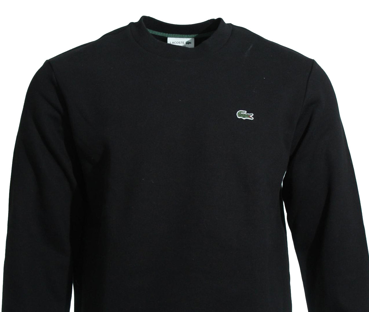 Lacoste Herren Rundhals Pullover - Schwarz