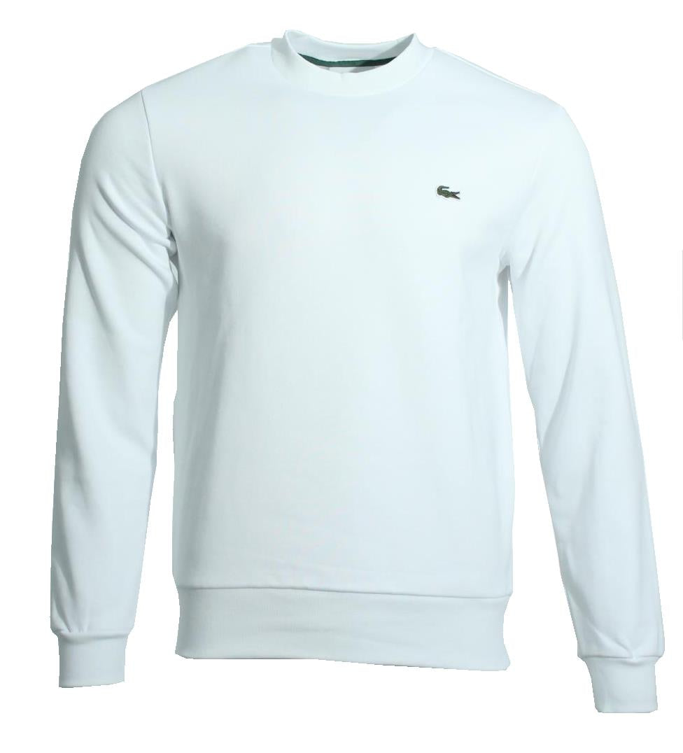 Lacoste Herren Rundhals Pullover - Weiß