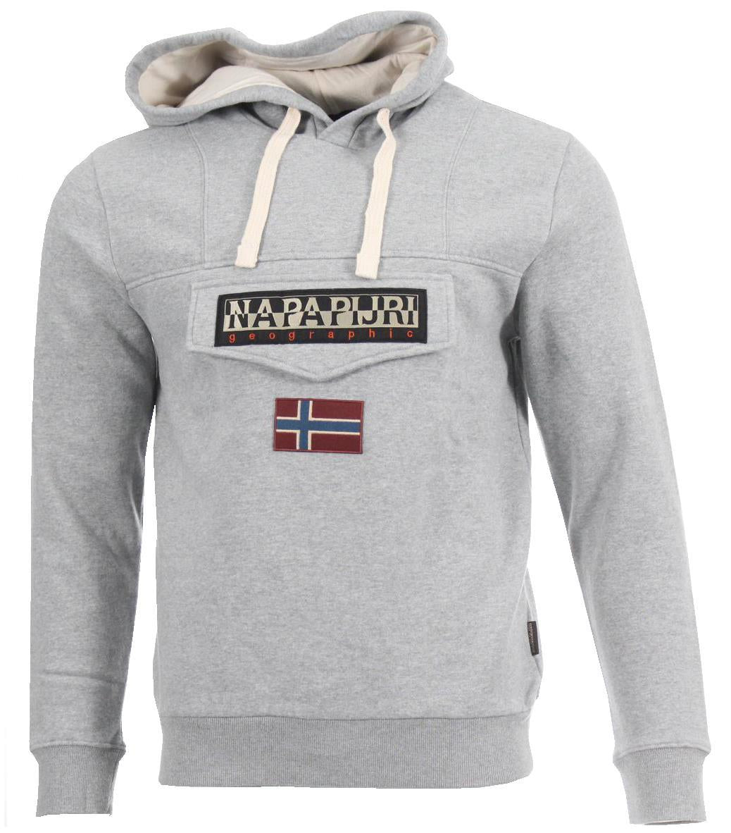 Napapijri Herren Kapuzenpullover - Grau