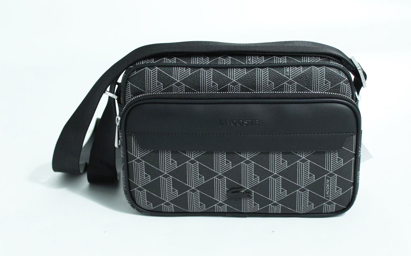 Lacoste Umhängetasche - Schwarz/Grau