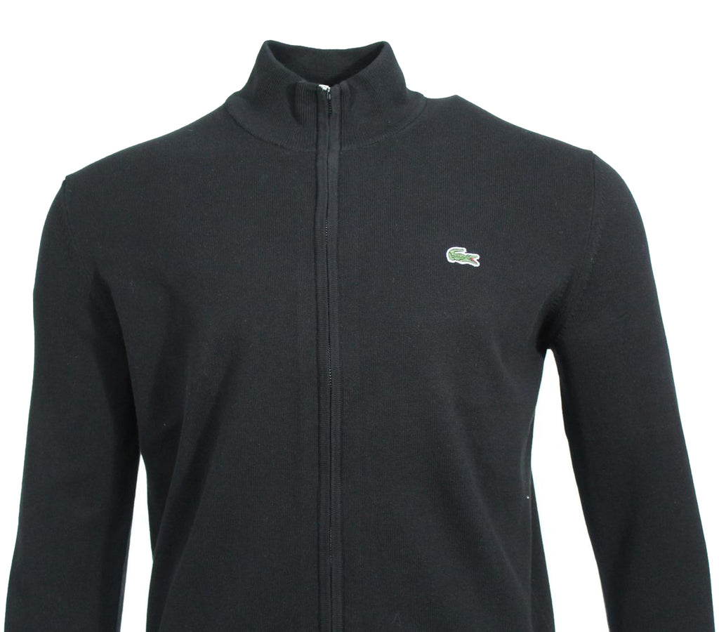 Lacoste Herren Full Zip Cardigan - Schwarz