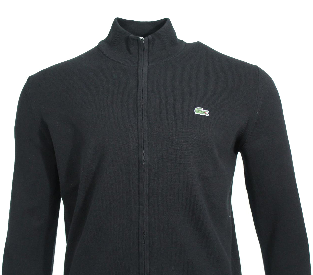 Lacoste Herren Full Zip Cardigan - Schwarz