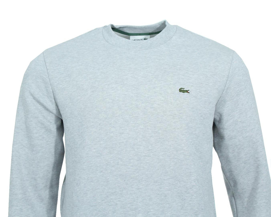 Lacoste Rundhals Sweat-Pullover - Hellgrau