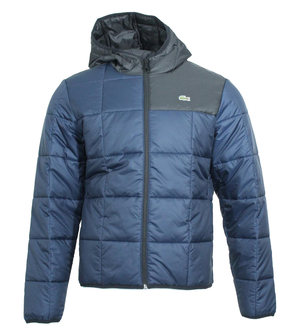 Lacoste Herren Steppjacke - Blau/Schwarz