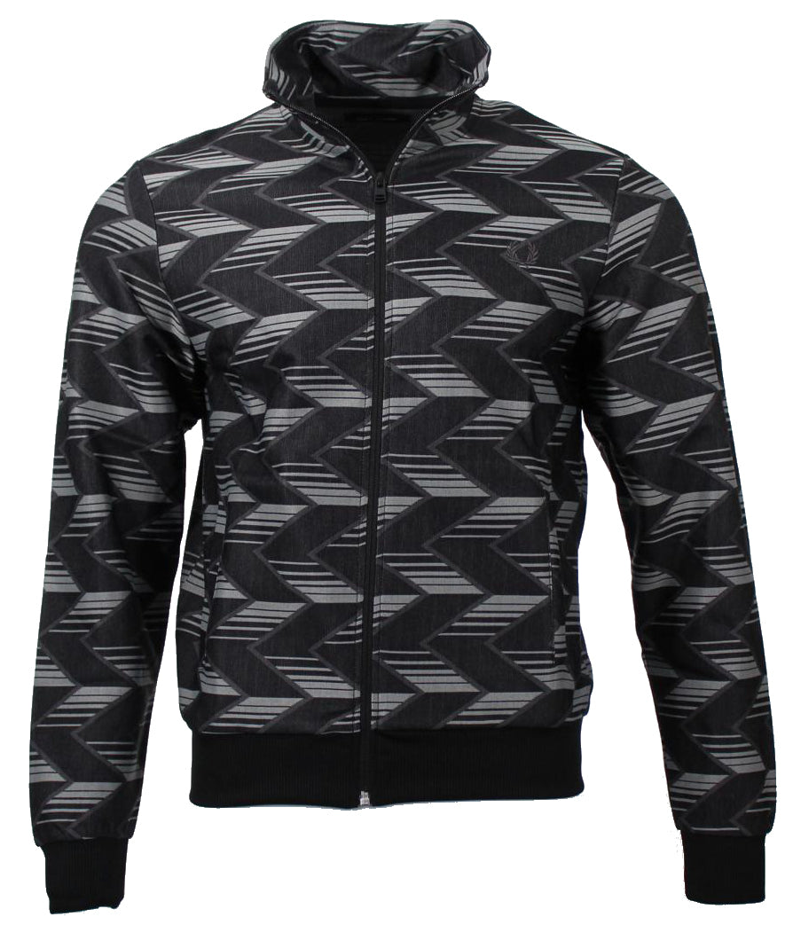 Fred Perry Herren Jacke - J5546 - Grau/Schwarz