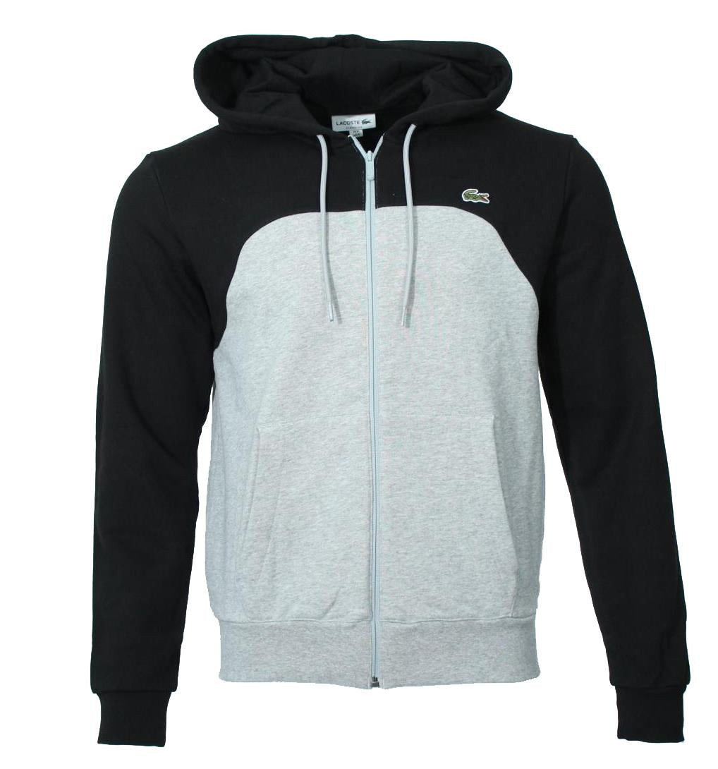 Lacoste Herren Kapuzenjacke - Schwarz/Grau