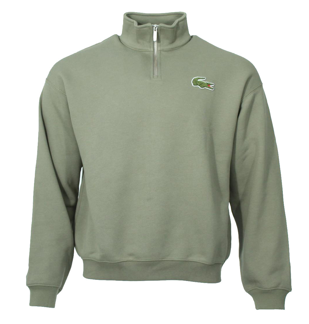 Lacoste Herren Half Zip Pullover - Grün