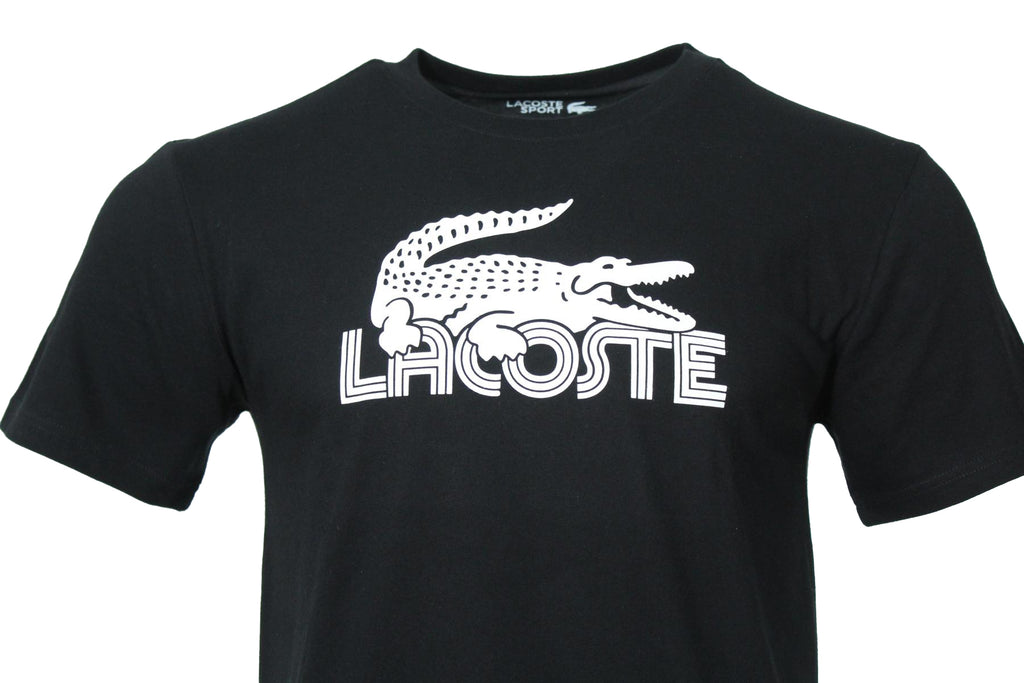 Lacoste Herren Ultra Dry T-Shirt - Schwarz