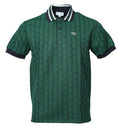 Lacoste Herren Monogram Polo - Dunkelgrün