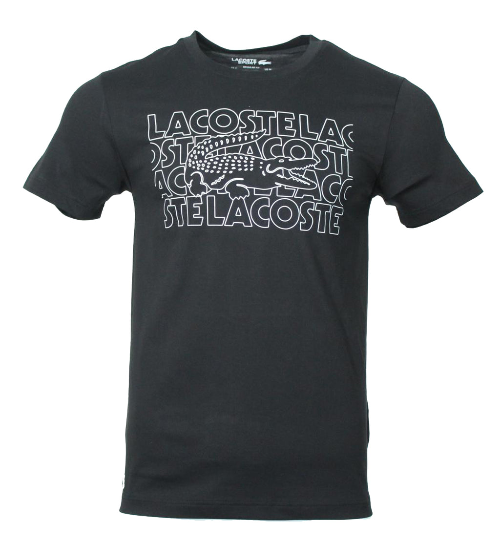 Lacoste T-Shirt Ultry Dry - Schwarz