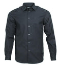 Lacoste Herren Langarm Hemd - Regular Fit - Schwarz