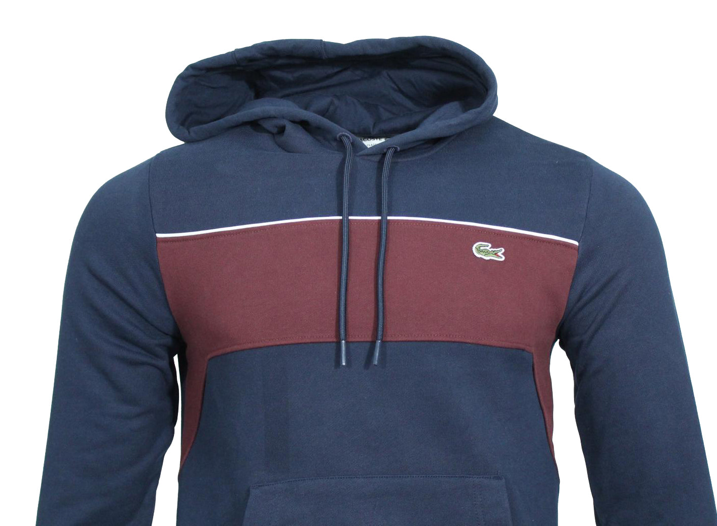 Lacoste Herren Hoodie - Navy/Wein