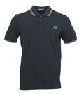 Fred Perry Polo - M3600 - Schwarz/Grün