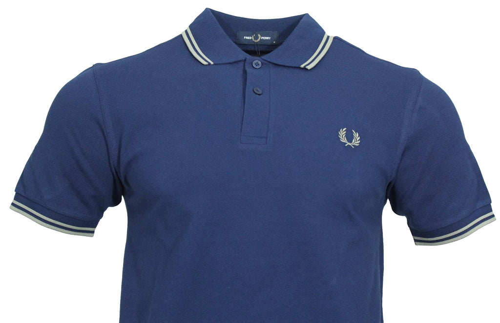 Fred Perry Polo - M3600 - Navy/Grün