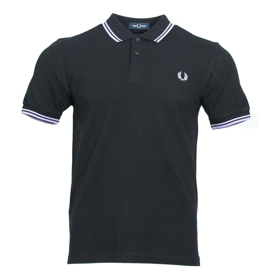Fred Perry Polo - M3600 - Schwarz/Lila