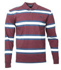 Fred Perry Langarm Polo - M9849 - Mehrfarbig