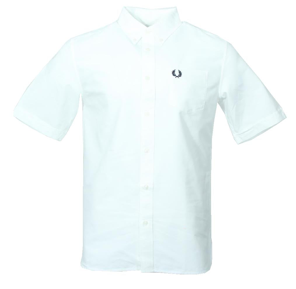 Fred Perry Kurzarm Hemd - M5503 - Weiß