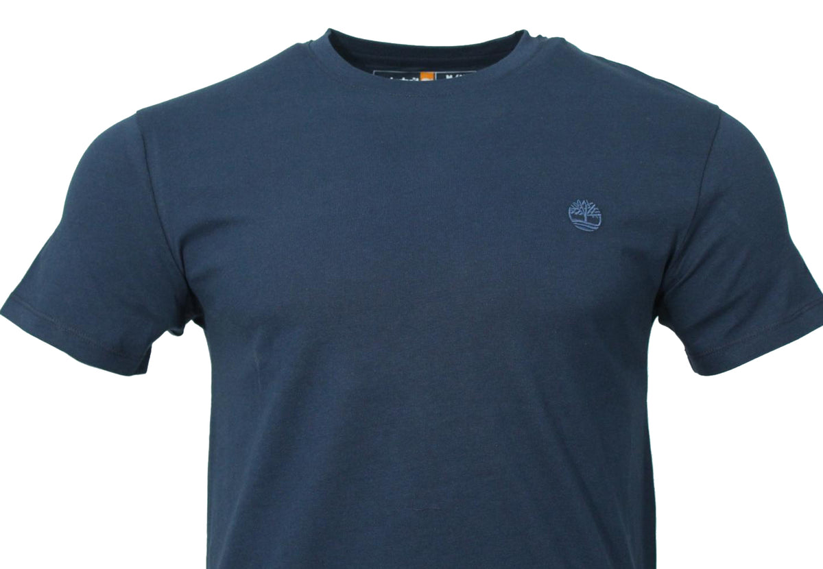 Timberland Herren Rundhals Slim Fit T-Shirt - Navy
