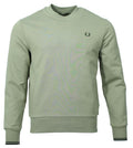 Fred Perry Rundhals Pullover - M7535 - Olive Mint