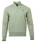 Fred Perry Half-Zip Pullover - M3574 - Olive Mint