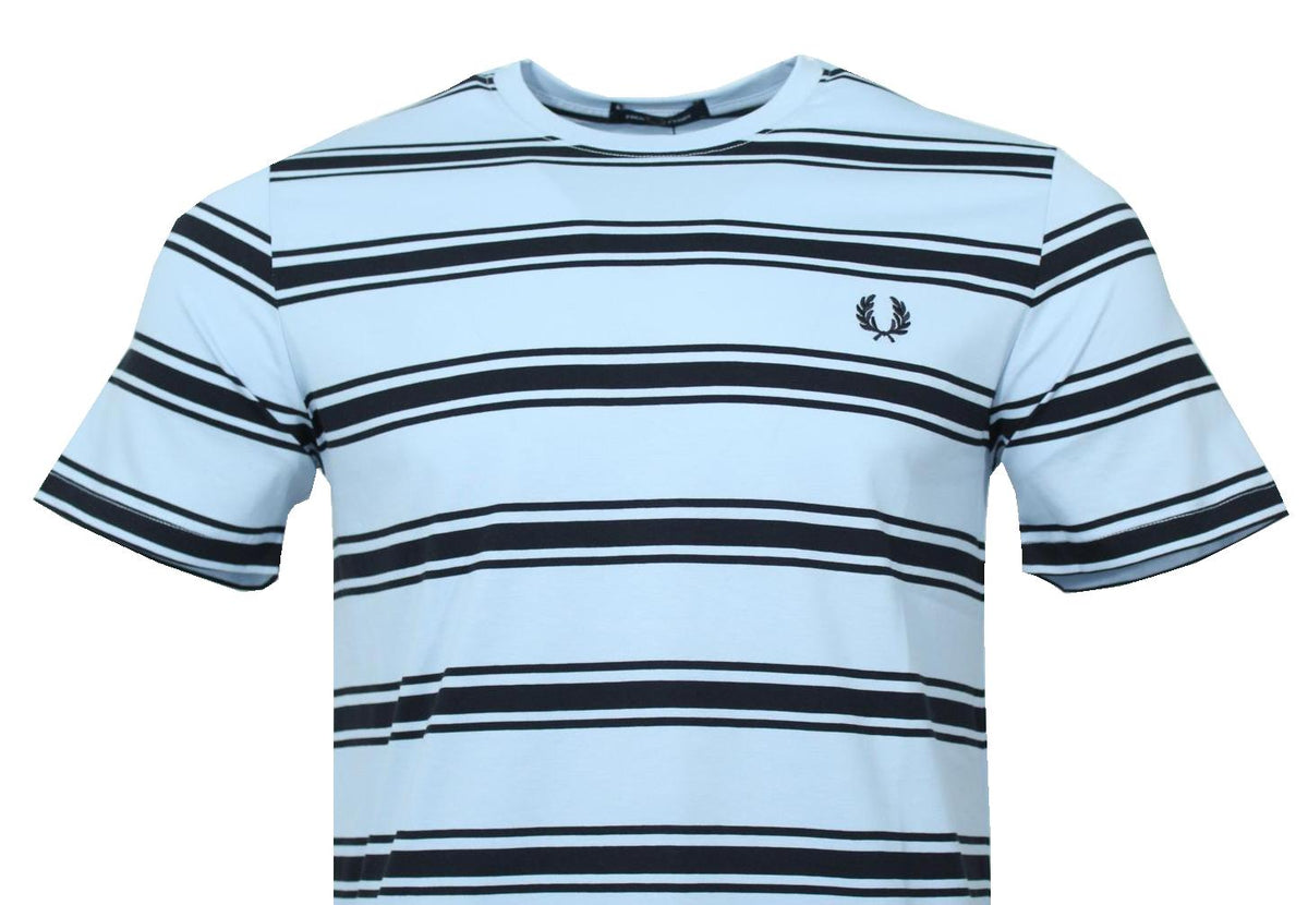Fred Perry T-Shirt - M9851 - Blau gestreift