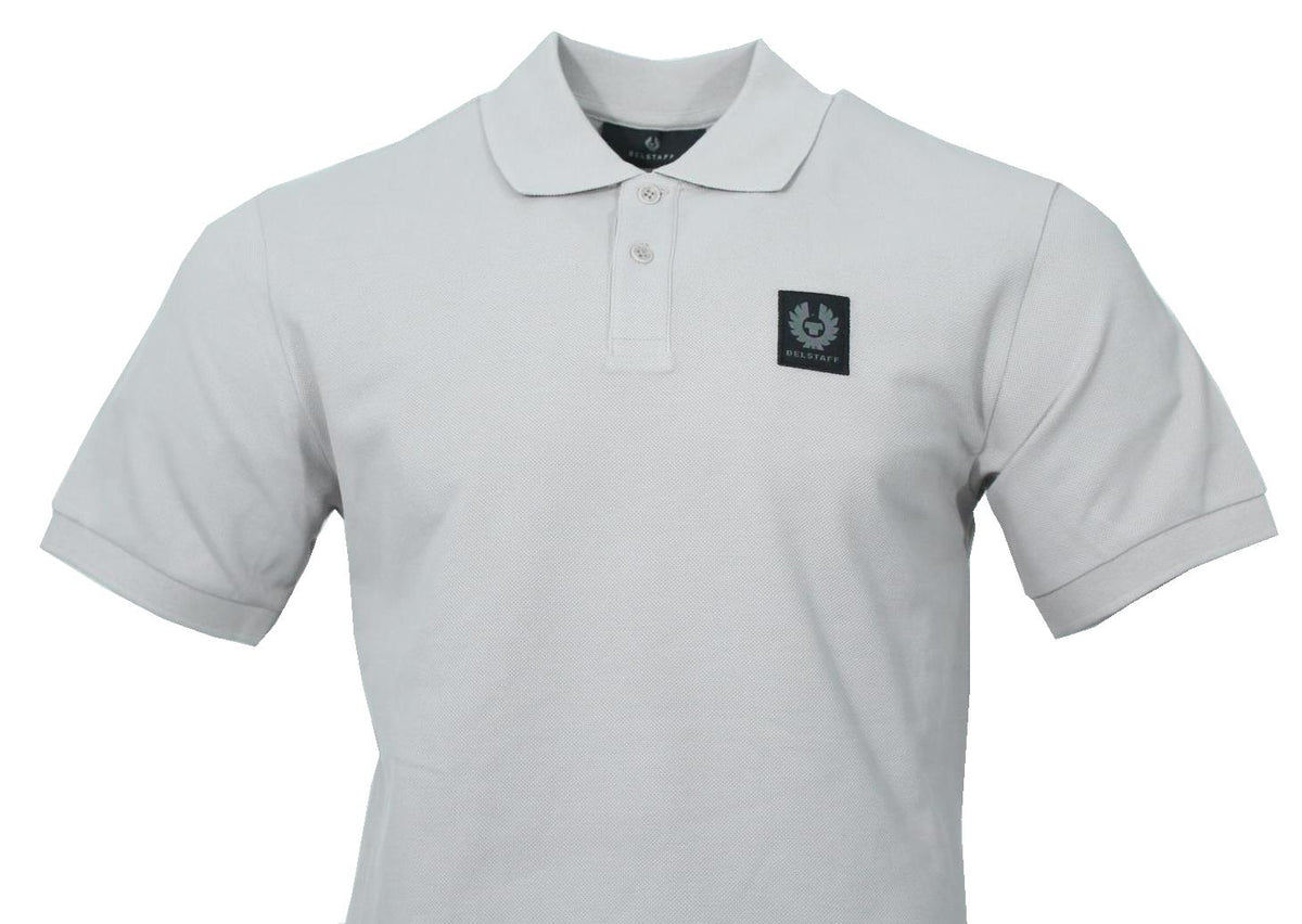 Belstaff Herren Kurzarm Polo - Hellgrau