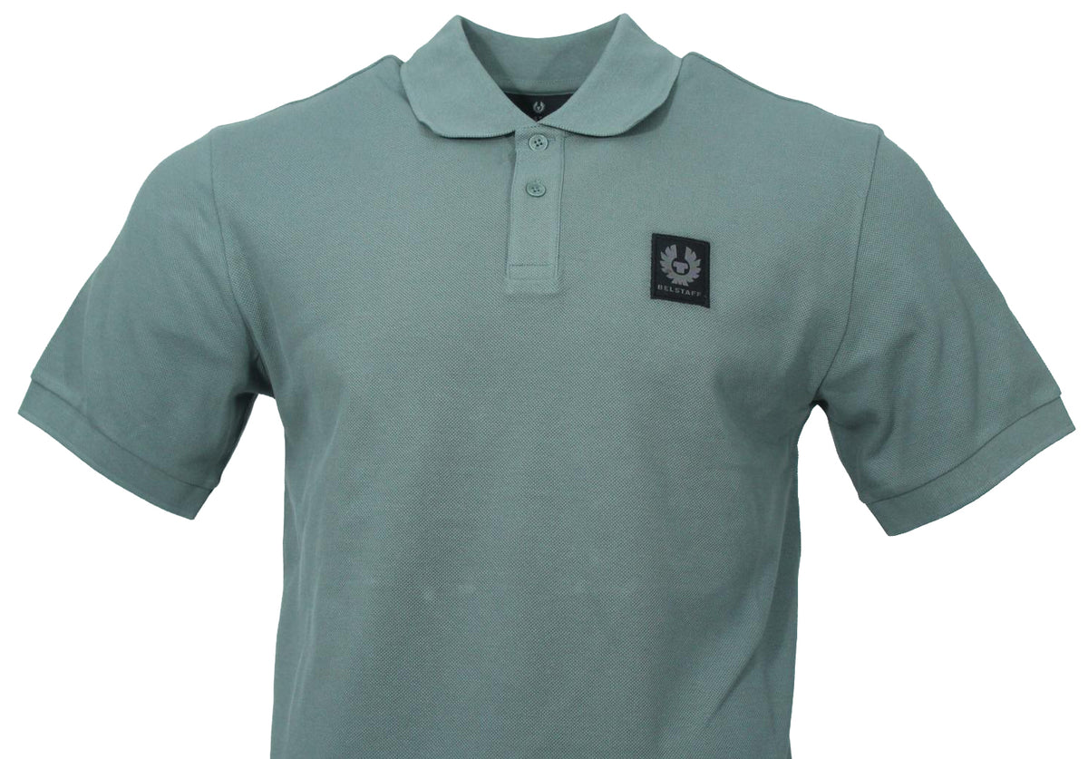 Belstaff Herren Kurzarm Polo - Mineral Green