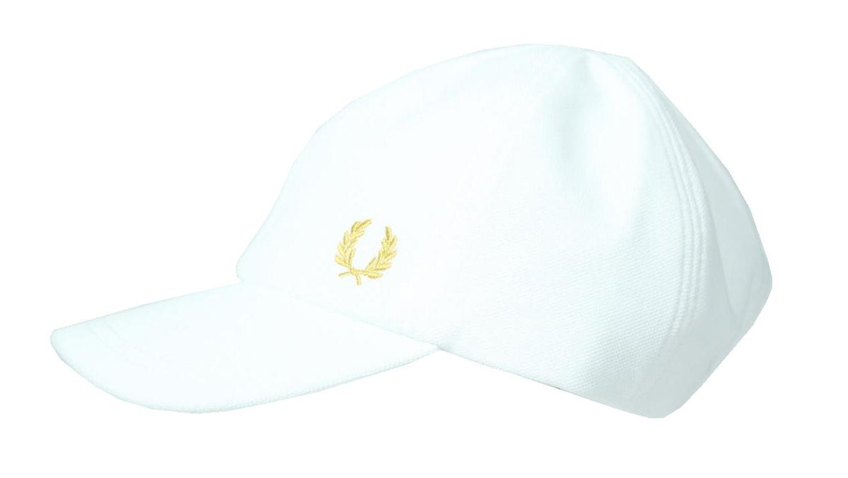 Fred Perry Kappe - HW6726 - Weiß/Gold