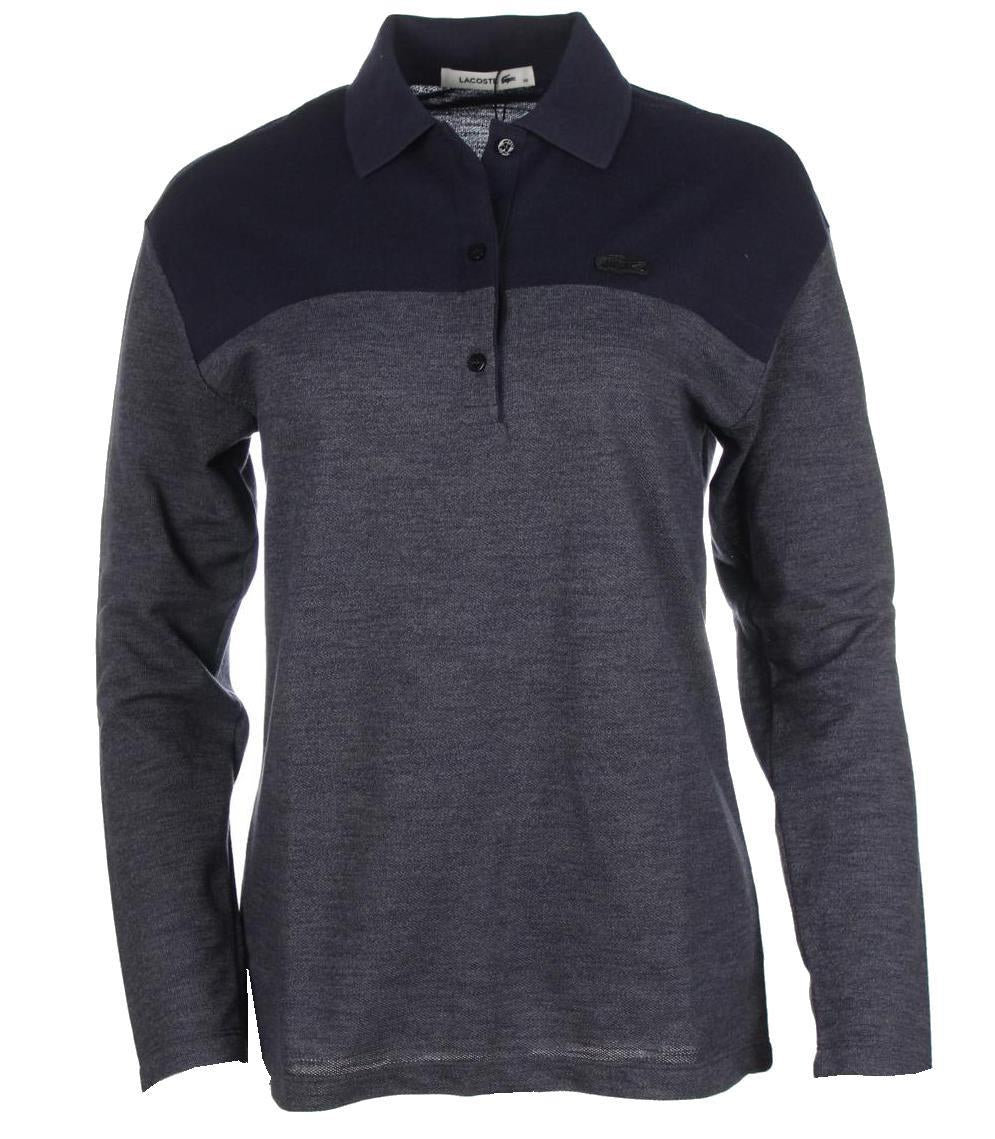 Lacoste Langarm Polo - Blau
