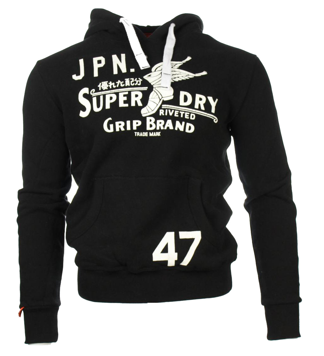 Superdry Kapuzenpullover - Schwarz