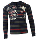 Desigual Langarm Polo - Grau