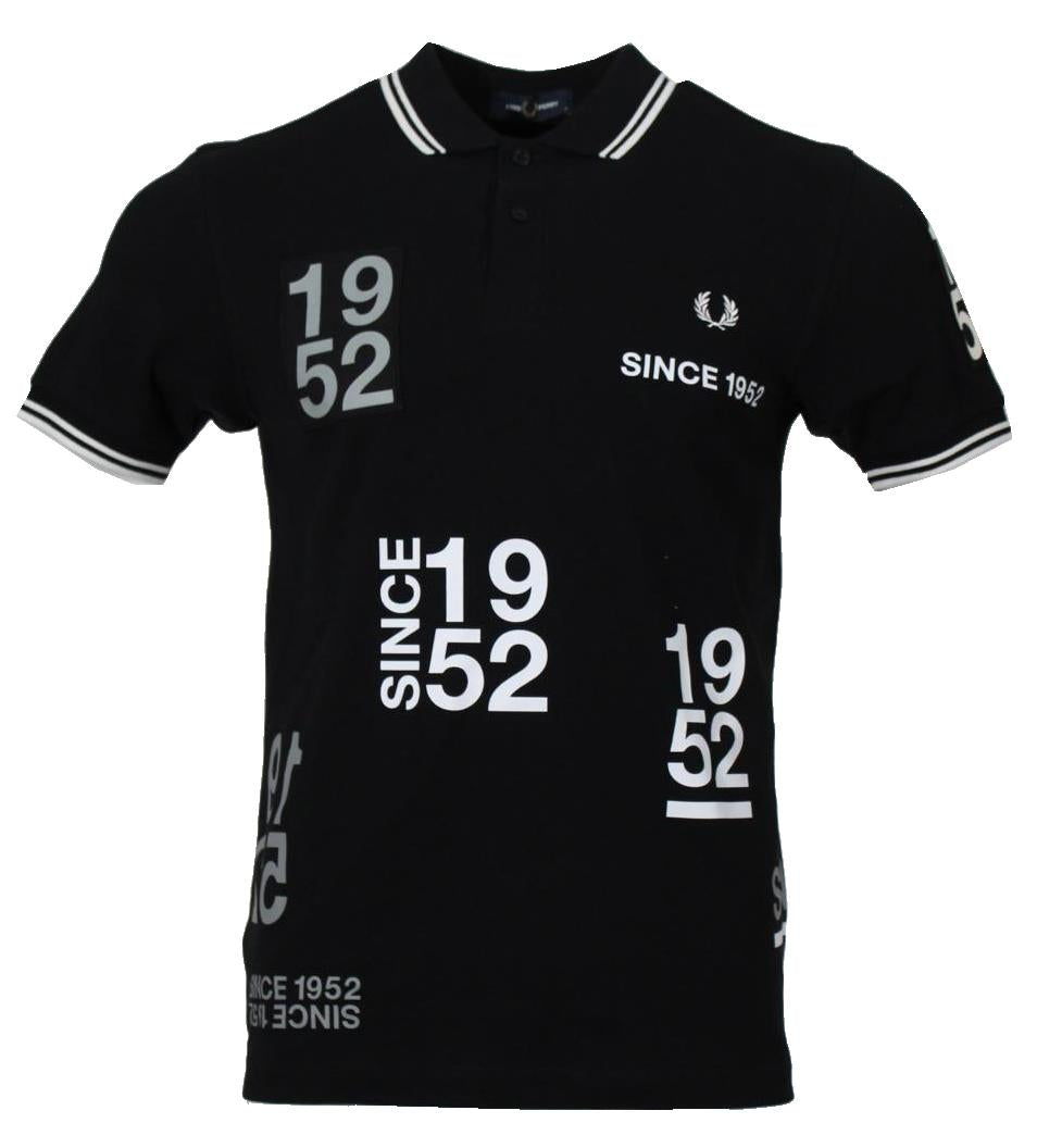 Fred Perry Polo - M5525 - Schwarz