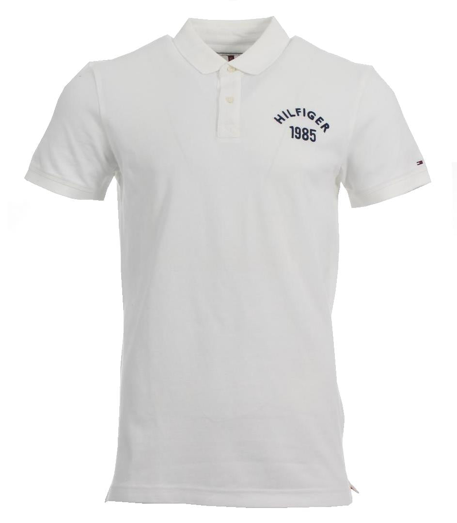 Hilfiger Denim Kurzarm Polo - Weiß