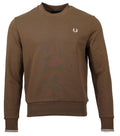Fred Perry Rundhals Pullover - M7535 - Braun