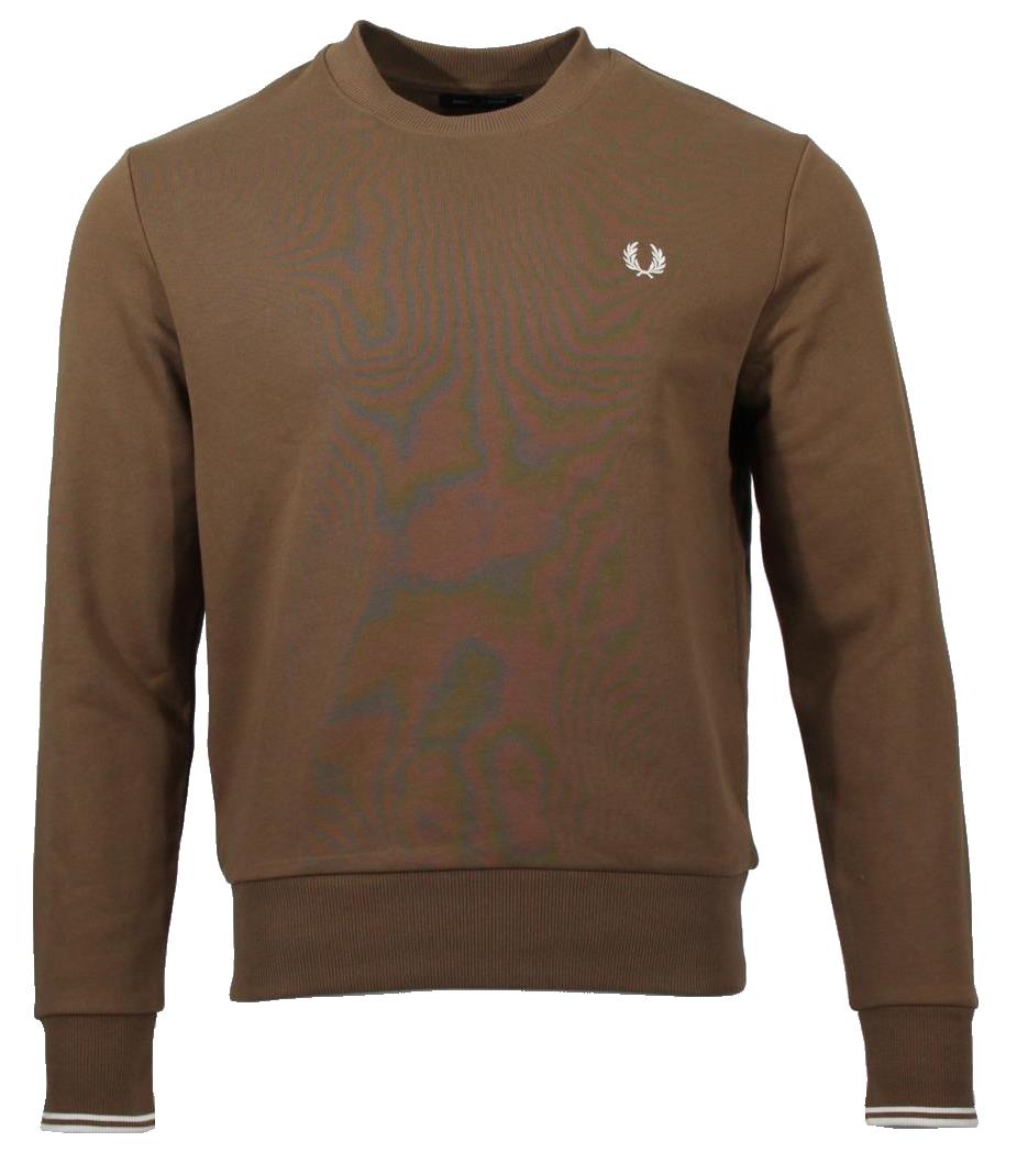 Fred Perry Rundhals Pullover - M7535 - Braun