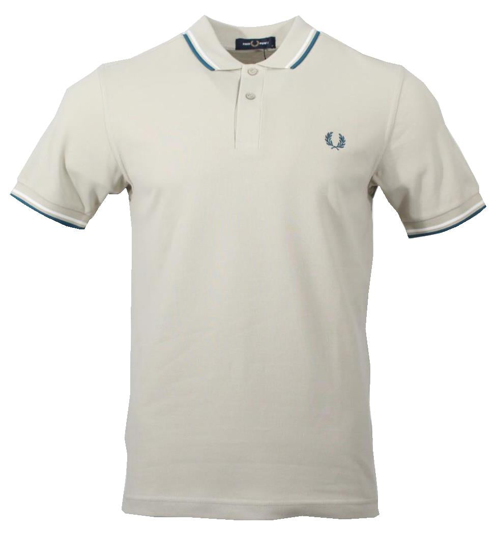 Fred Perry Polo - M3600 - Light Oyester