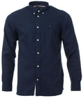 Tommy Hilfiger Baumwolle/Kaschmir-Hemd - Navy