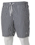 Abercrombie & Fitch Badehose - Blau/Weiß