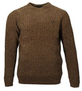 Fred Perry Rundhals Pullover - K6511 - Braun