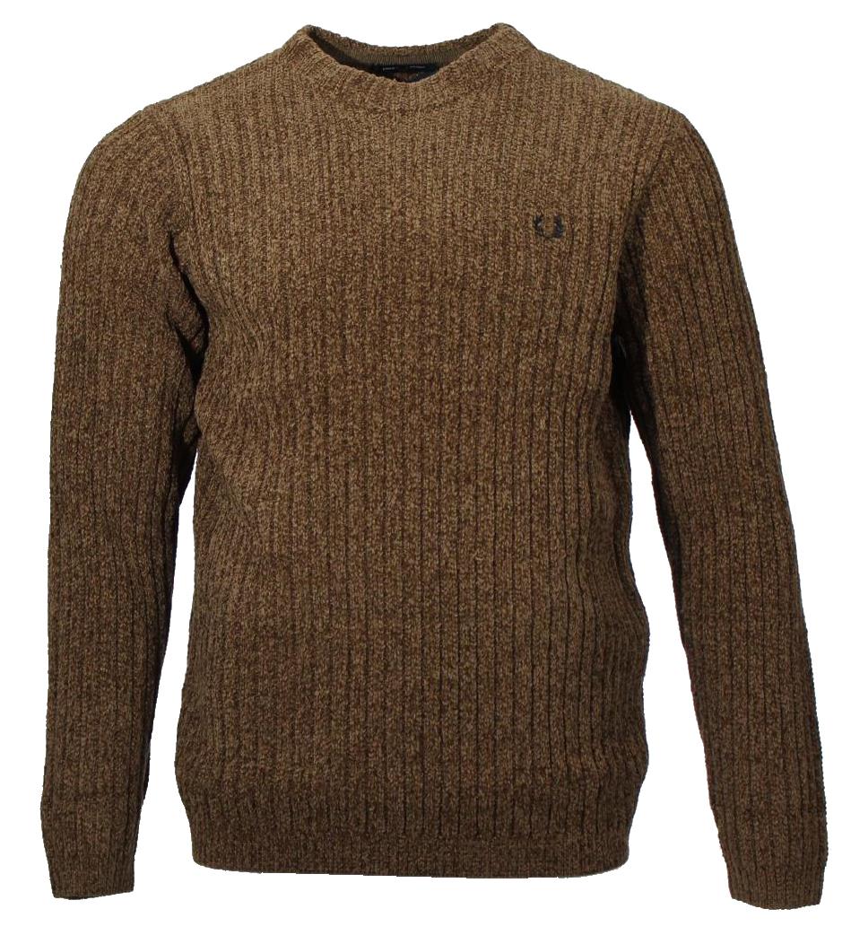 Fred Perry Rundhals Pullover - K6511 - Braun