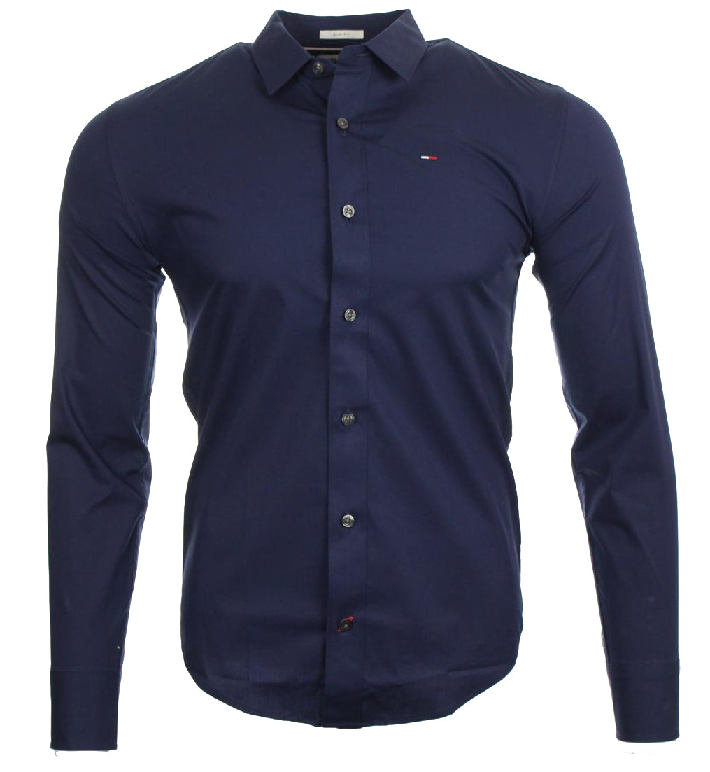 Tommy Hilfiger Hemd - Slim Fit - Navy