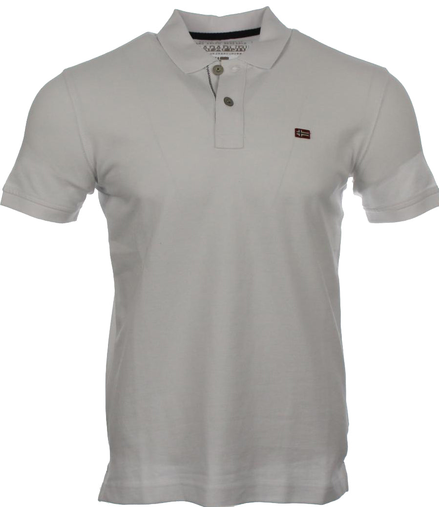 Napapijri Kurzarm Polo - Weiß