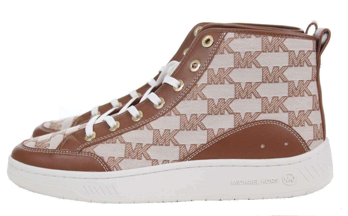 Michael Kors Sneakers - Shea Mid High Top - Cream Multi