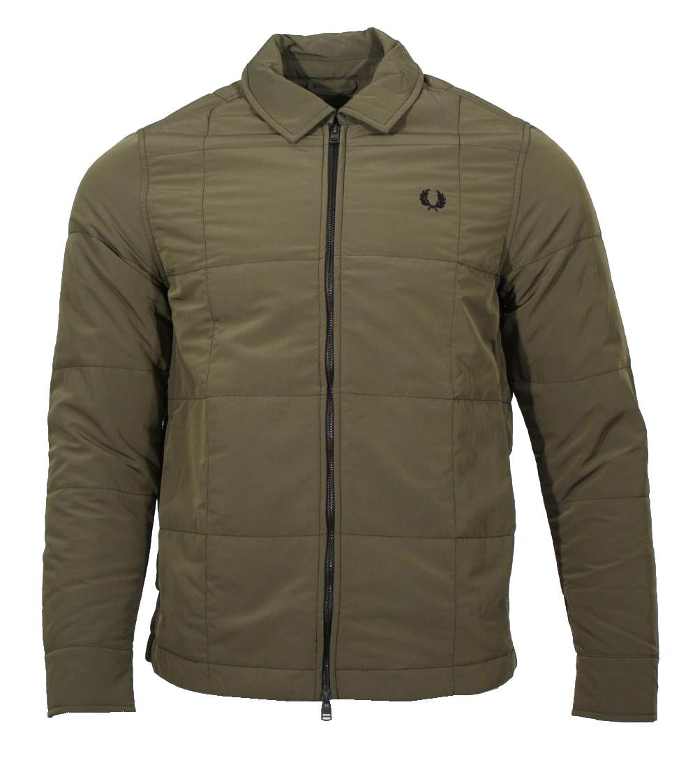 Fred Perry Herren Steppjacke - M6642 - Uniform Green