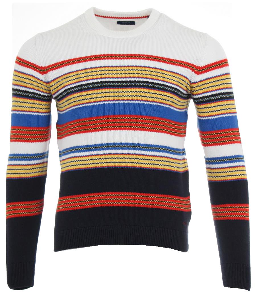 Gant Rundhals Pullover - Mehrfarbig