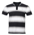 Fred Perry Polo - M7755 - Schwarz/Weiß