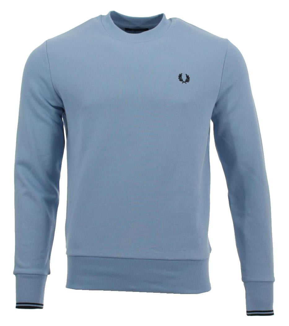 Fred Perry Herren Sweat-Pullover - M7535 - Hellblau