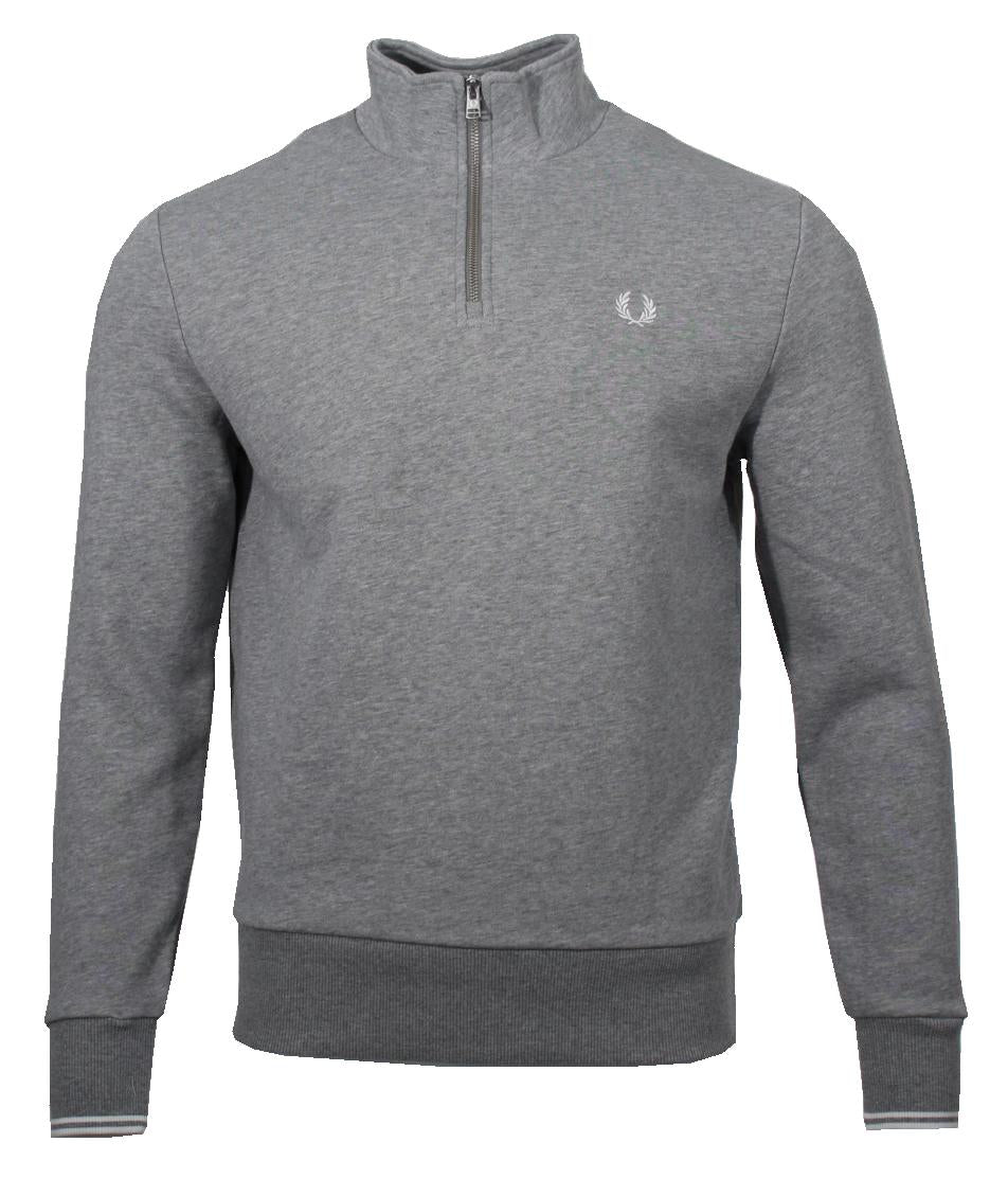 Fred Perry Half-Zip Pullover - M3574 - Grau