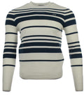 Lacoste Rundhals Pullover - Creme/Grün